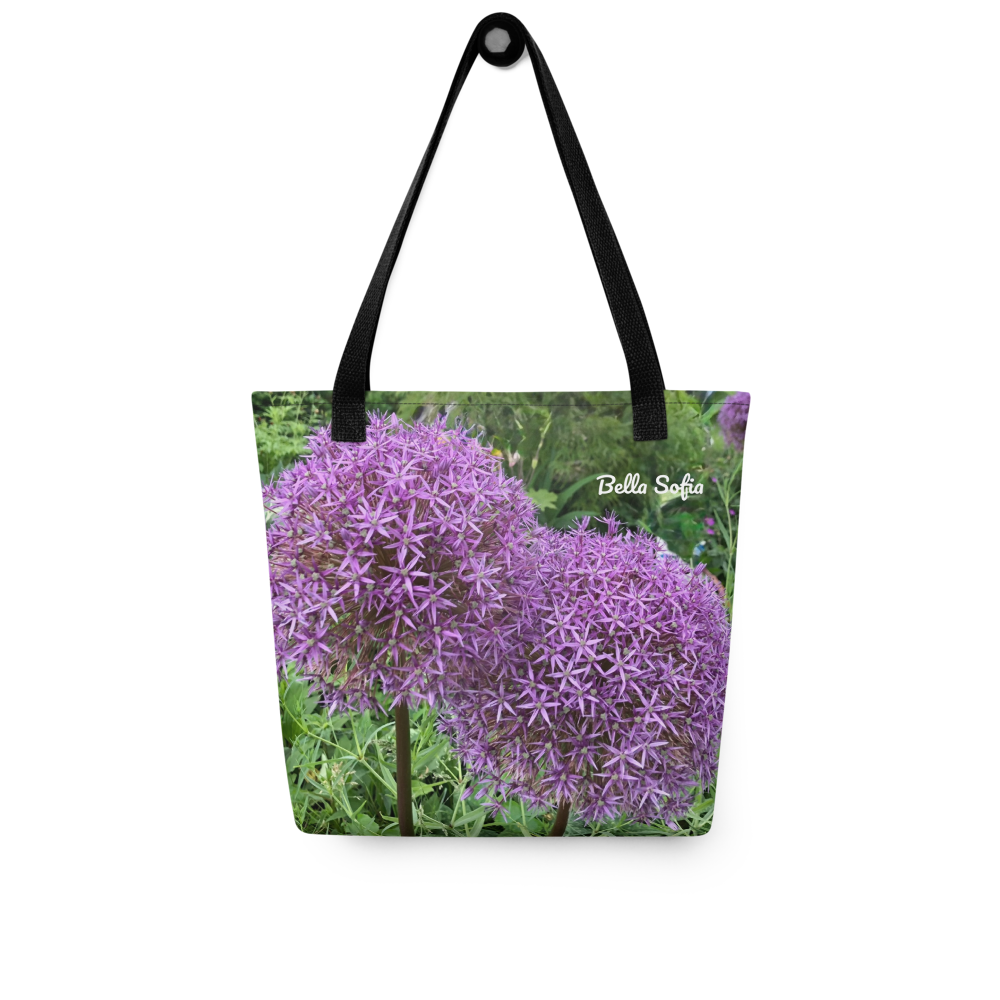 Bella Sofia 2026 Spring Memories Collection - Tote Bag - All Over Print - Violet Allium